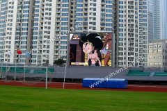 太阳集团tyc539大屏点亮杭州江干区文体中心体育场